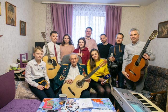 Георгия Михайловича Баранова поздравили с наступающим Новым годом