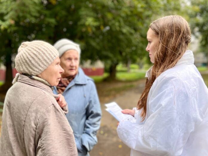 В Подольске волонтеры продолжают информационную акцию «Стоп-коронавирус»