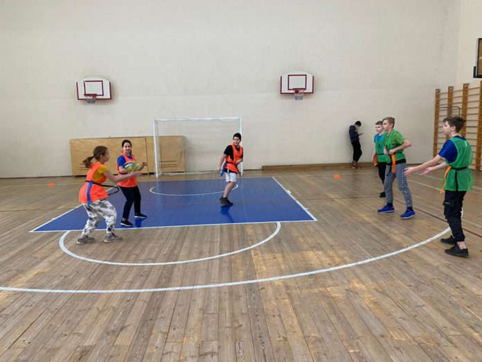 В школе № 32 состоялись игры в тэг-регби