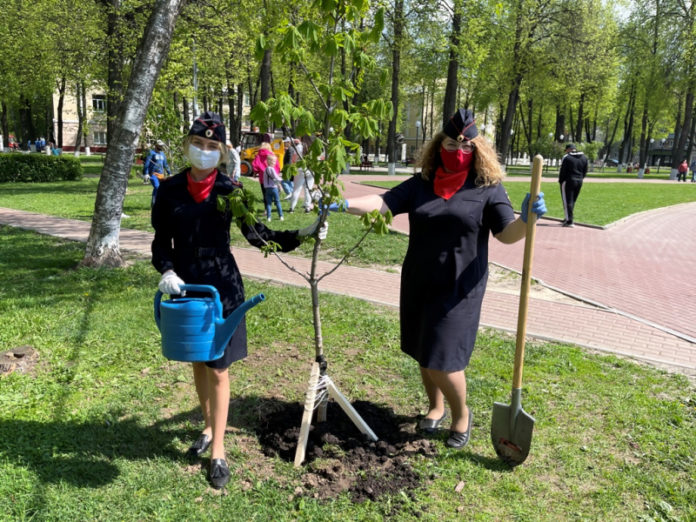 Подольские сотрудники полиции присоединились к акции «Лес Победы»