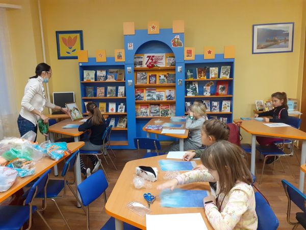 Мастер-класс «Живопись шерстью» сотсоялся в библиотеке № 11