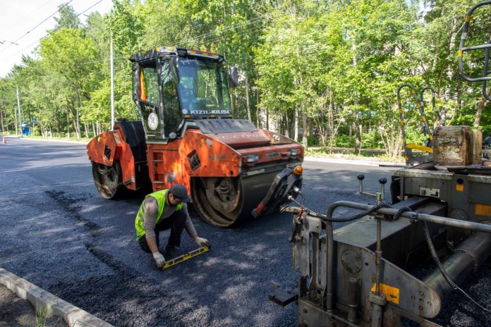 На 28-ми объектах муниципальной улично-дорожной сети ведутся ремонтные работы на территории Городского округа Подольск