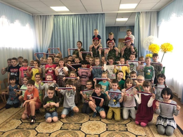 Юнармейцы из Подольска провели мастер-класс в детском саду № 2