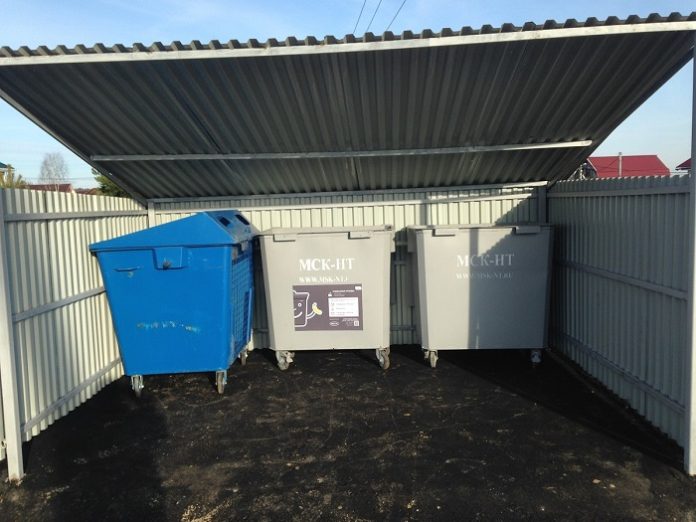 В 10 сельских пунктах Подольска установили новые баки для отходов