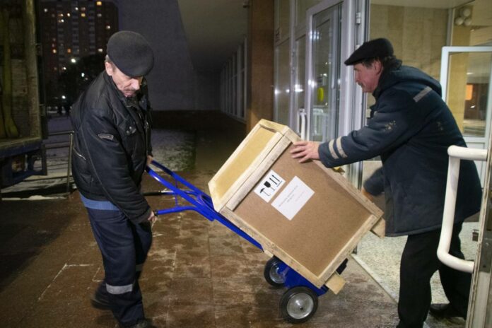 Еще одну гуманитарную партию вещей отправили в зону СВО из Подольска