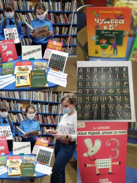 В детской библиотеке № 6 состоялся час словесности «Язык родной, дружи со мной»