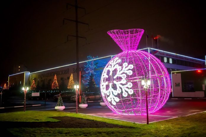 Администрация округа выражает благодарность промышленным предприятиям за новогоднее оформление территорий