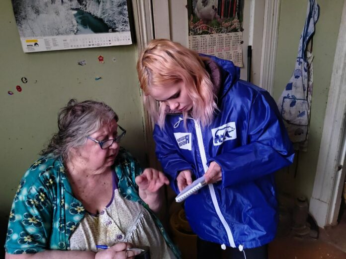 Активисты Подольского отделения Молодой Гвардии оказали адресную помощь