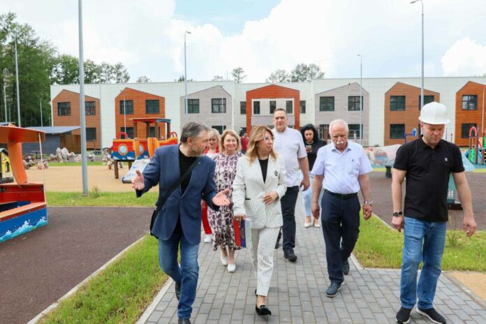 Строительство детского сада в Подольске на улице Школьной выходит на финишную прямую