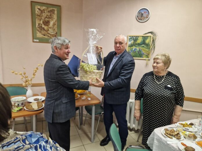 70-летний юбилей отпраздновал председатель совета ветеранов Подольска Вячеслав Рубцов