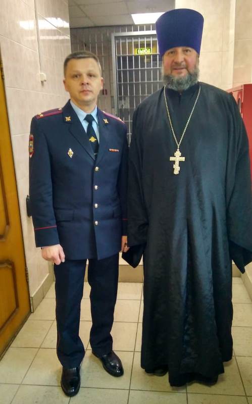 Настоятеля Благовещенского храма посетил ИВС в Подольске