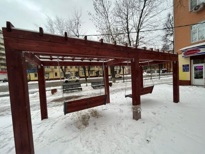 Места отдыха благоустроили от станции МЦД Подольск до территории квартала «Зингер»