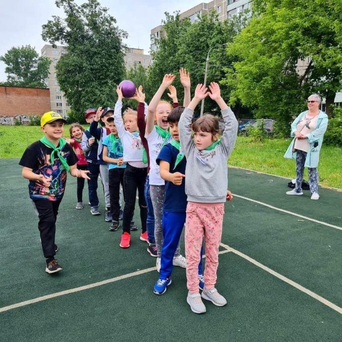 В Подольске состоялись «Веселые старты» для учеников средней школы №3