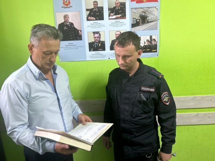 Председатель Общественного совета при УМВД России по г.о. Подольск посетил изолятор временного содержания