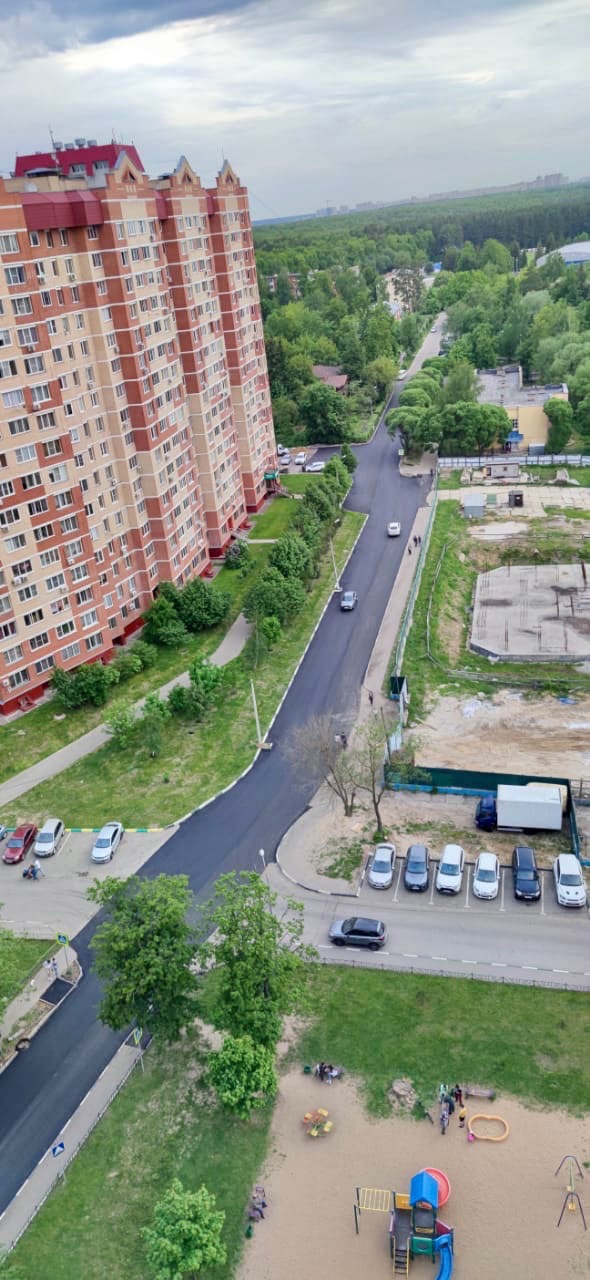 Завершились работы по укладке асфальта в мкр. Климовск