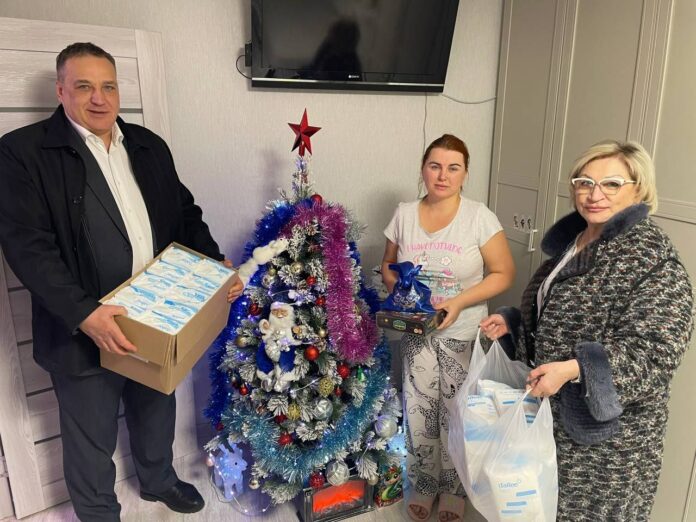 Однопартийцы оказали помощь семье с двумя детьми участника СВО