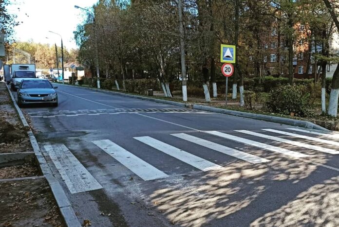 Строительство пешеходного перехода на ул. Горького в микр. «Львовский» почти завершено