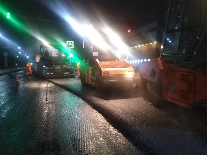 Продолжается ремонт дорог