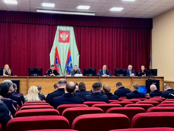 В УМВД России по г.о. Подольск состоялось оперативное совещание по подведению итогов работы