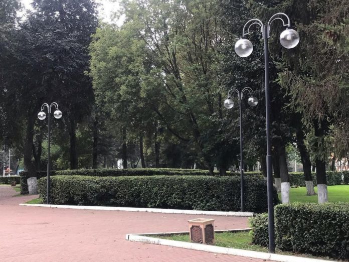Новые светильники установили в центре Подольска