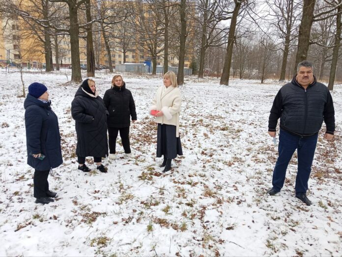 Однопартийцы провели проверку состояния лесной полосы в микрорайоне Климовск