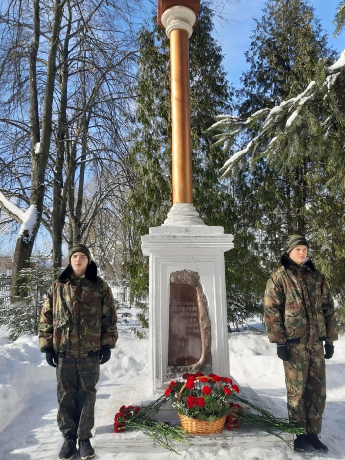Юнармейцы Городского округа Подольск поучаствовали в торжественных мероприятиях ко Дню защитника Отечества
