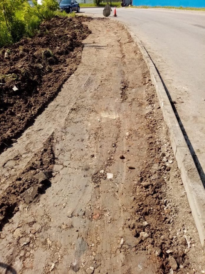 В Климовске продолжаются дорожные работы