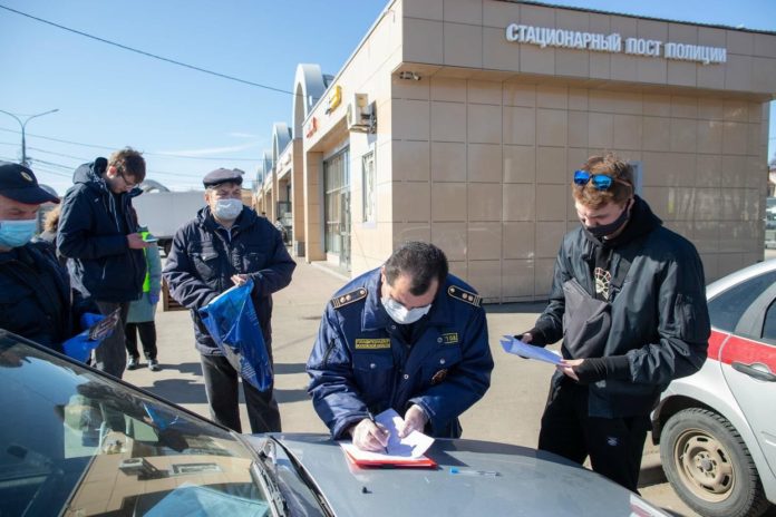 Горокруг Подольск в числе муниципалитетов, где было составлено меньше всего протоколов на нарушение режима...