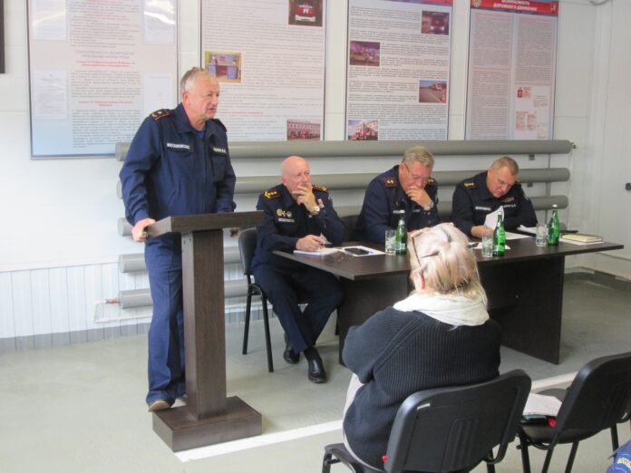 В Подольском ТУ ГКУ МО «Мособлпожспас» подвели итоги комплексной проверки