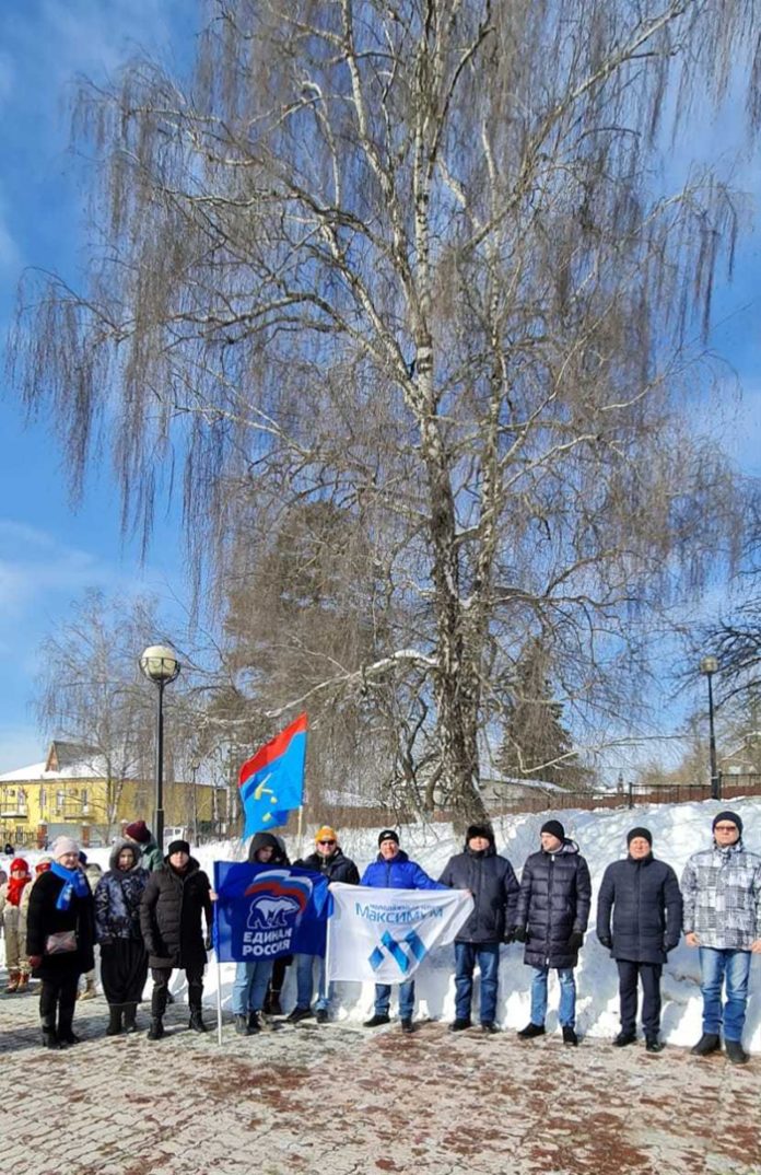 В Большом Подольске прошли соревнования по лыжным гонкам в честь Дня Защитника Отечества