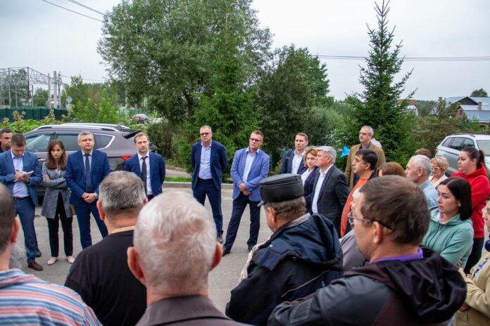 Выездная администрация Подольска отработала в деревне Кутьино 