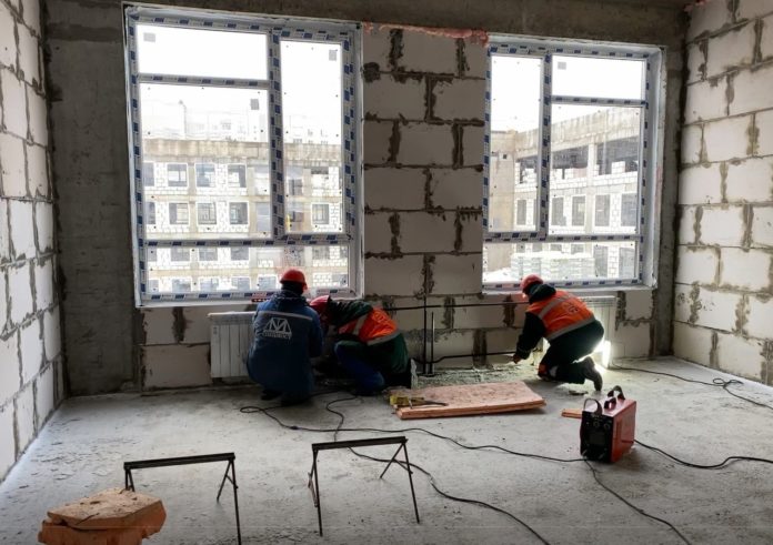 На строительных площадках новых школ на 1 100 мест в мкрн. Кузнечики прошло рабочее...