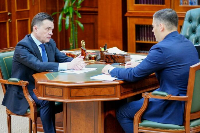 Секретарь подольского отделения партии «Единая Россия» Григорий Артамонов встретился с губернатором Московской области