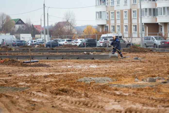 Ускоренными темпами строится второй этап бульвара 65-летия Победы