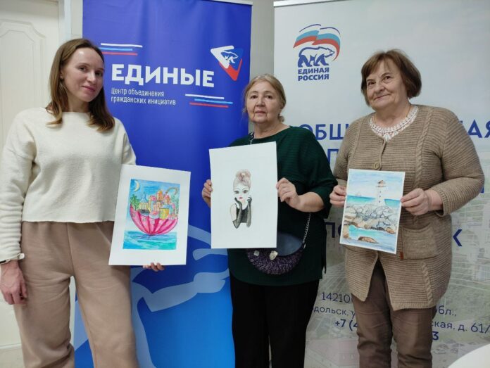 Мастер-классы по изобразительному искусству провели на площадке Центра объединения гражданских инициатив «Единые»