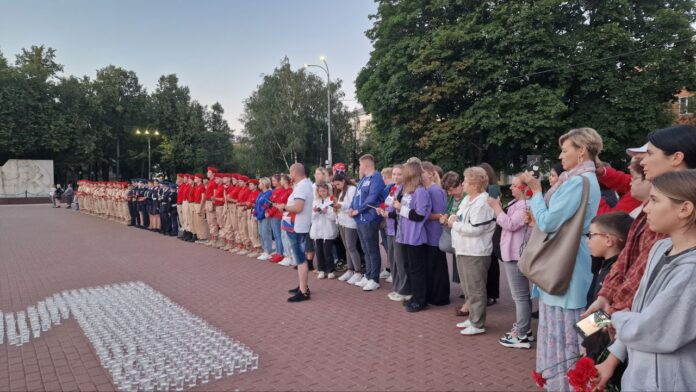 Прямо сейчас в Г.о. Подольск завершилась подготовка к акции «Огненные картины войны»