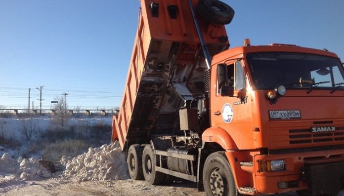 Около 9  мест определено в Подольске  для складирования снега предстоящей зимой