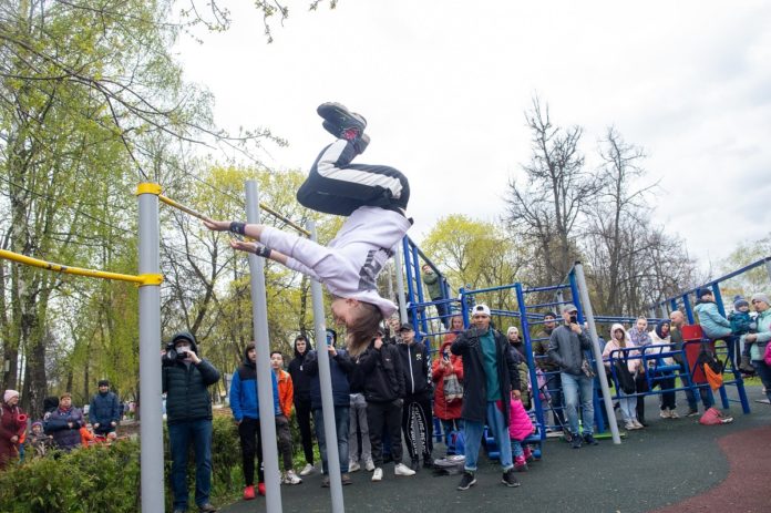 В парке имени Виктора Талалихина состоялись спортивные соревнования, в честь Дня Победы