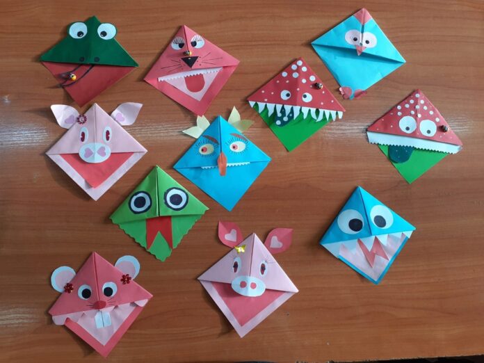 В ДК «Металлург» прошел мастер-класс «Оригами закладка для книг»