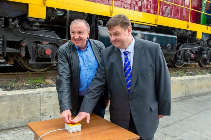 В открытии второй очереди контейнерного терминала АО «Подольское ППЖТ» принял участие Николай Пестов