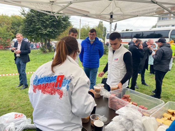 Подмосковные молодогвардейцы приехали в Ногинск для оказания помощи на месте взрыва бытового газа