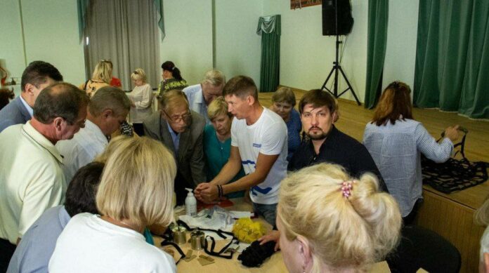 Партийцы провели встречу с трудовым коллективом Центрального Архива МО РФ