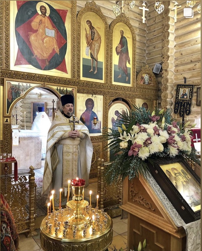 Божественную литургая состоялась в Георгиевском храме