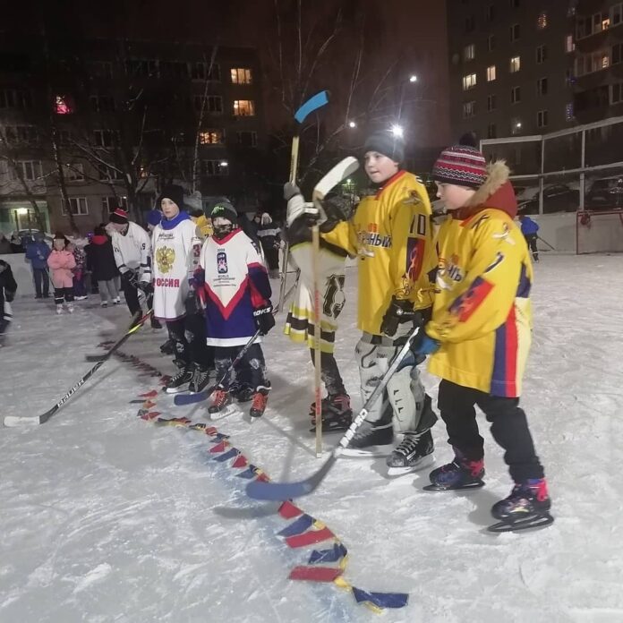 Состоялось открытие катка на Плещеевской улице в Подольске