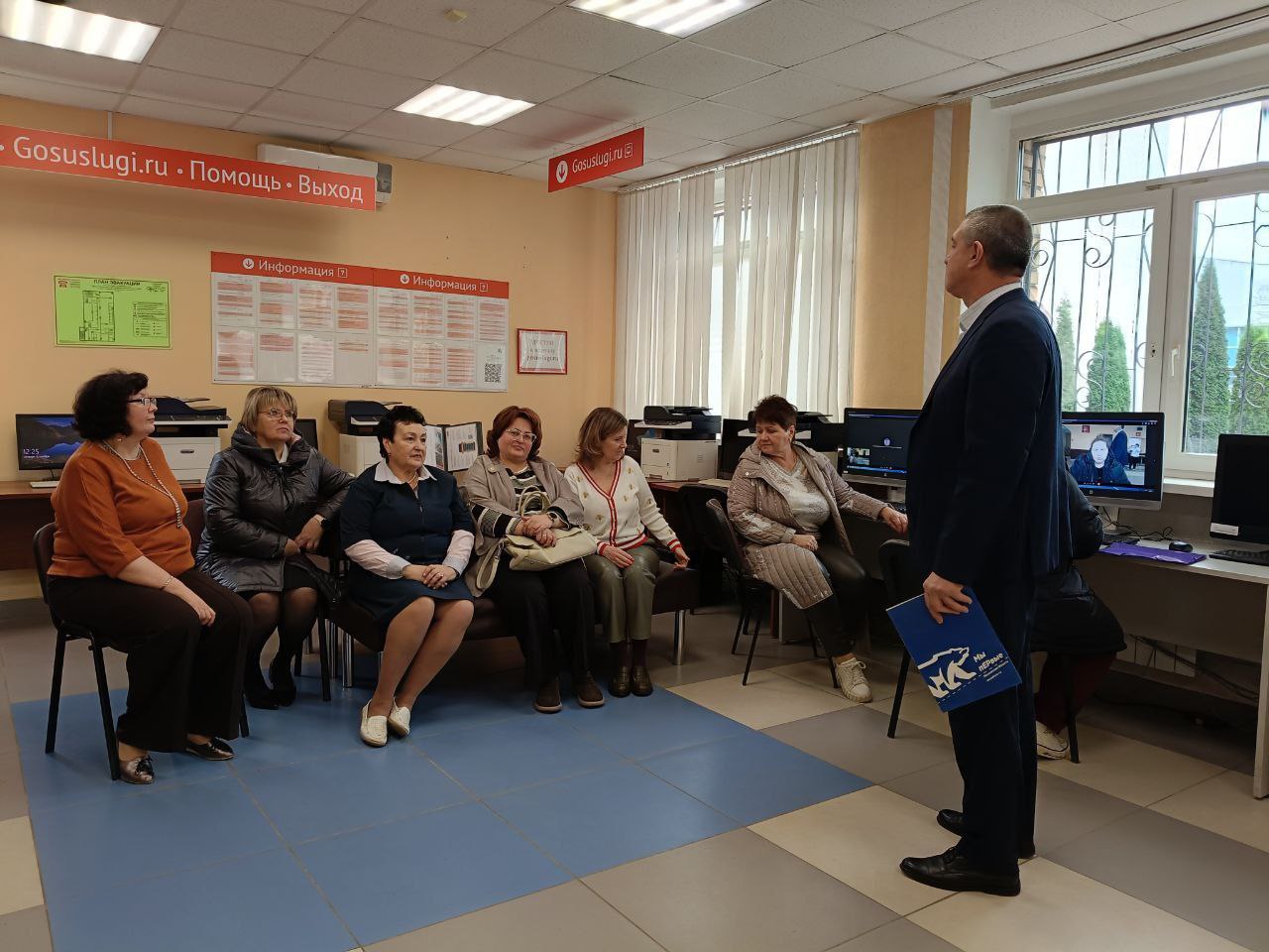 Сергей Шведков обсудил цифровизацию госуслуг с жителями Подольска