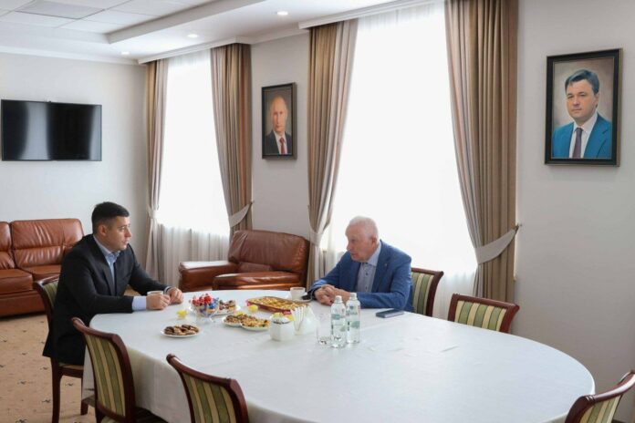 Глава горокруга Подольск встретился с Николаем Москалëвым