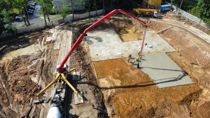 В округе строят новый детский сад