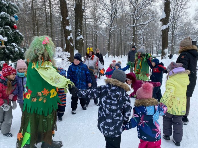 В городском парке «Дубрава» на выходных состоялась развлекательная программа