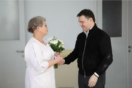 Андрей Воробьев вручил подольским медикам ордена Пирогова