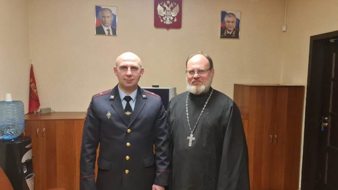 Алексий Поздникин посетил Львовское отделение полиции